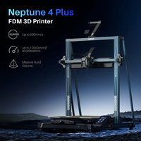 Impresora 3D FDM de Escritorio Industrial ELEGOO Neptune 4 Plus con Nivelación Automática, Gran Tamaño de Impresión 320*320*385mm, Velocidad Rápida de 500mm/s