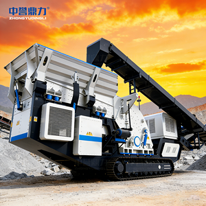 Viskeuze materialen speciale mobiele crusher anti-verstopping coating toevoerpoort voor natte slakkenverwerking verbeteren de verwerkingscapaciteit - Product Image 1