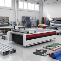 Machine de découpe numérique CNC grand format à couteau oscillant pour structures gonflables, ballons à air chaud et tissus PVC