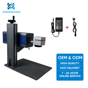Machine de marquage laser portable de qualité supérieure, type portable, laser CO2 20w 30w, fabricant pour les petites entreprises HANS - Product Image 2