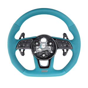 Volant en cuir lisse perforé Offre Spéciale d'usine pour volant <span class=keywords><strong>Audi</strong></span> A3 A4 A5 Q7 Q8 <span class=keywords><strong>TT</strong></span> R8 B9 - Product Image 5