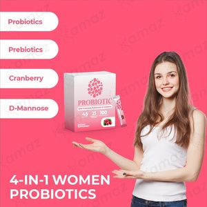 AMAZ OEM カスタムメイド 1000億CFU プロバイオティクス粉末 クランベリーサプリメント 女性の膣の健康、消化、免疫サポート - Product Image 6
