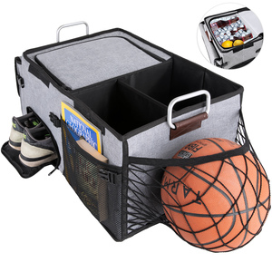 Heavy Duty Car Trunk Organizer Collapsible Large Capacity Cargo Storage Box for SUV