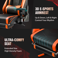 Chaise de jeu 1 pièce Livraison gratuite Chaise de jeu ergonomique en cuir Dossier réglable Siège inclinable Chaise d'ordinateur moderne
