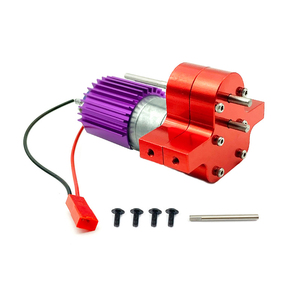 Boîte de vitesses de transfert métallique pour moteur à balais 370, compatible avec voitures et camions RC WPL B14 B16 C14 C24 B24, boîte de vitesses de changement de vitesse, amélioration DIY - Product Image 3
