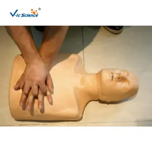 Simulator CPR dewasa dan anak, dapat disesuaikan (tipe sederhana) perlengkapan sekolah mengajar manekin keperawatan medis