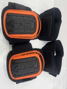 Genouillères à coque dure EVA/TPU robustes avec fermeture à crochet antidérapante pour la construction et la planche à roulettes/le patinage à roulettes taille unique - Product Image 3