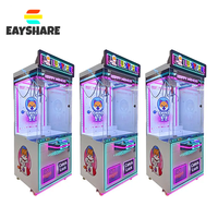 Sesuaikan pembayaran Online 24 jam tanpa pengawasan tanpa dioperasikan koin pusat permainan Arcade mainan mewah cakar derek mesin permainan