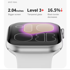 Montre connectée avec mode multi-exercices, surveillance de la fréquence cardiaque, assistant vocal, écran AMOLED de 2,04 pouces, IP68, boucle magnétique, stylo d'enregistrement - Product Image 2