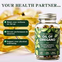Capsules de Peptides Verts, Huile d'Origan et Huile de Nigelle – 2 Gélules Quotidiennes pour le Soutien Immunitaire et Digestif – Complément Sans Produits Laitiers