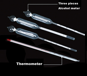 0-50 derece termometre 0 -40 / 40-70 / 70 -100 alkol ölçer - Product Image 6