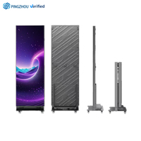 Pantallas de Publicidad Digital para Interiores y Exteriores, Utilizadas para Exposiciones, Paneles LED Plegables, Exhibidores de Carteles LED