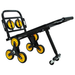 Troli Tangga Portabel FHT150-6S Kapasitas 330 Pound, Uni-Silent Dolly dengan Struktur Kontainer Beroda, Gerobak Dorong untuk Tangga - Product Image 1