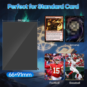 ब्लैक कार्ड आस्तीन डेक कार्ड के लिए मैट कार्ड आस्तीन के लिए मैट कार्ड आस्तीन और खेल कार्ड के लिए फिट - Product Image 2