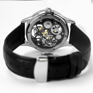 ดรอปชิปปิ้ง GEZFEEL นาฬิกาข้อมือผู้ชายระบบจักรกล รุ่น GFL-Z1227-2 กระจกแซฟไฟร์ ดีไซน์โปร่งใส กันน้ำ 5BAR ระบบอัตโนมัติ - Product Image 4