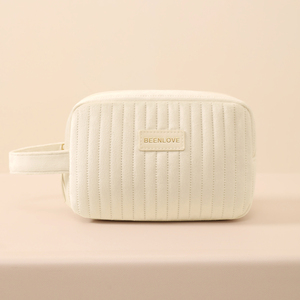 Borsa per Cosmetici Personalizzata in Flanella Olandese con Logo Personalizzato, Manico per Viaggio, per Professionisti del <span class=keywords><strong>Trucco</strong></span> - Product Image 6