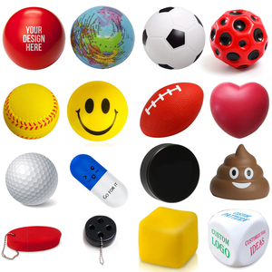 Factory PU Foam Relieve Stress Ball Custom Logo Funny Hand Toy Ball Anti PU Foam Soft Stress Ball With Logo Promotion <b>Gift</b> - Product Image 4