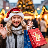 Boîte en papier cosmétique personnalisée pour Noël, emballage cadeau pour gloss et rouge à lèvres, vente en gros OEM