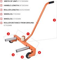 Chariot à roulettes réglable robuste de haute qualité pour atelier et garage, vente chaude