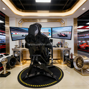 Plateforme de simulation de course <span class=keywords><strong>DIY</strong></span> de haute qualité avec 4 degrés de liberté, cadre en aluminium, cockpit de simulation de course pour salle de jeux à domicile ou sous-sol - Product Image 4