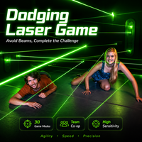 Jeu de labyrinthe laser interactif, équipement de laser game sans fil multijoueur, système de jeu, ensemble d'arène de laser game pour aire de jeux intérieure à vendre