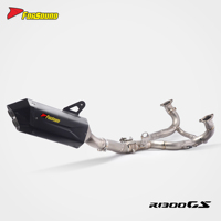Système d'échappement de moto en fibre de carbone 3D à prix de gros Forsound Factory pour R1300GS, R1200GS, R1250GS