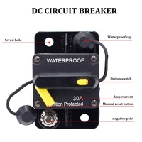 30-300A jaune bras de réinitialisation disjoncteur 12V-36V DC support de Surface étanche pour voiture Audio bateau marin moteurs de pêche à la traîne camion RV