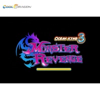 Logiciel de jeu de pêche Monster Revenge Ocean King 3, borne d'arcade en métal, 8 joueurs, machine de jeu de pêche en anglais