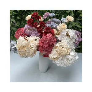 China Artificial Flowers Fakeflowers Decoration Five Happiness Roses