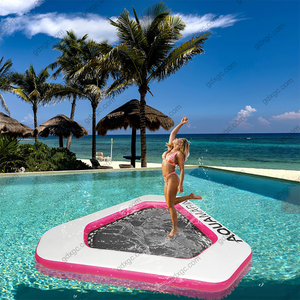 Prezzo più economico lettino galleggiante in PVC per piscina spiaggia galleggiante isola ombreggiata letti da giorno - Product Image 6