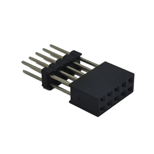 RealRun FH2.54*8.5-2*5P 2.54mm Pitch H8.5mm Konektor Header Betina Pin Panjang Tipe Y Lapisan Emas Dua Baris Pemasangan DIP Lurus - Product Image 2