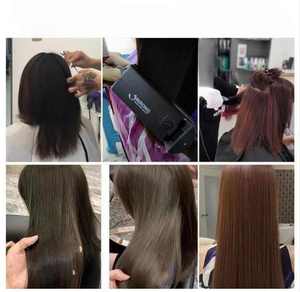 Jinrong Profesional Salón Alisador Peine 2-en-1 Hierro Plano Cuatro Dientes Abrazadera Eléctrica Iones Negativos Control de Temperatura - Product Image 6