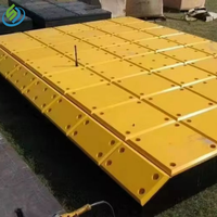 Panneau de défense de quai extra large en UHMWPE, panneau en plastique marin anti-corrosion sur mesure pour ports commerciaux