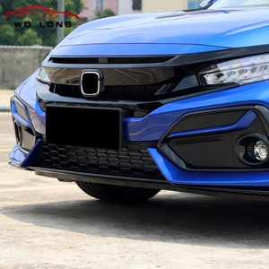 Kit de pièces détachées pour moto, pare-chocs avant, noir et brillant, pour <span class=keywords><strong>Honda</strong></span> <span class=keywords><strong>Civic</strong></span> <span class=keywords><strong>2021</strong></span> - Product Image 3