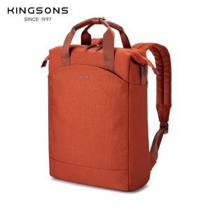 Kingsons Men's Backpack 20-35L Waterproof Laptop Bag For Daily Commute And Travel Solid Color With Soft Handle - Product Image 3