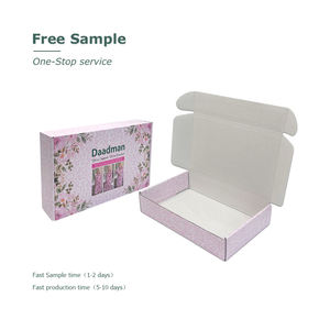 Boîtes en carton recyclables personnalisées imprimées métallisées pour l'expédition de vêtements, cadeaux, chaussures, chapeaux, boîtes de courrier pour banqueurs - Product Image 2