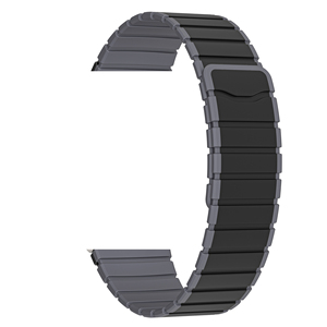 Bracelet en silicone magnétique respirant pour <span class=keywords><strong>Apple</strong></span> Watch Ultra 11/10/9/8/7/6/5/4/3/2/1/SE Tailles 38-49 mm Bracelet de haute qualité et tendance - Product Image 1