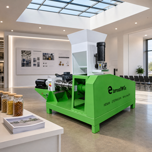 Machine extrudeuse industrielle d'aliments pour poissons, production de granulés flottants de 200 kg <span class=keywords><strong>par</strong></span> <span class=keywords><strong>heure</strong></span>, équipement pour usine d'aliments aquacoles - Product Image 1