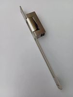 Verrou de sécurité à mortaise étroit 12VAC/DC, à sécurité renforcée, en acier inoxydable, avec plaque de contrôle d'accès et pêne de verrouillage électrique
