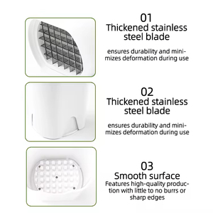 Trancheuse de nourriture manuelle professionnelle en métal chips et coupe-frites hachoir à légumes en plastique-pour Fruits et légumes - Product Image 5