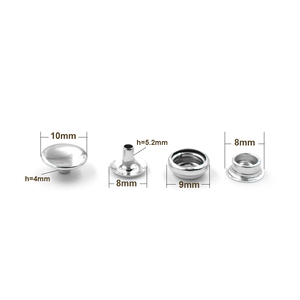 15/12.5/10mm pression bouton pression moules couture réparation meurt métal cuir Rivets outils d'installation métal oeillets boucle - Product Image 5