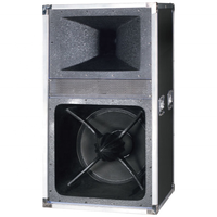 Speaker Pasif Luar Ruangan Profesional Daya Tinggi Dual 15 Inch dengan Remote, Sistem Suara Luar Ruangan