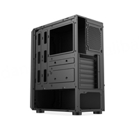 Nouvelle conception de boîtier de PC de jeu en métal Full Tower, compatible ATX/M-ATX/ITX, bande LED ARGB, fenêtre latérale, ports USB/audio noirs, en stock