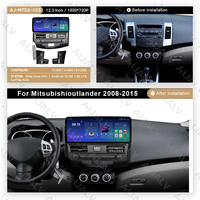Cadre d'intégration Android pour autoradio GPS tactile 12,3 pouces pour Mitsubishi Outlander 2008-2015 LHD - Vente en gros