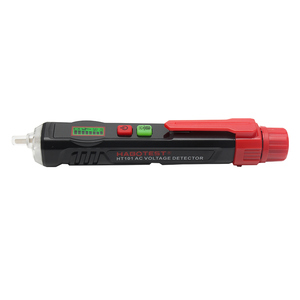 HT101 เครื่องตรวจจับแรงดันไฟฟ้ากระแสสลับแบบไม่สัมผัส 12V‑1000V ปากกาทดสอบแรงดันไฟฟ้าพร้อมจอแสดงผลแบบแท่งอัจฉริยะและไฟฉาย LED - Product Image 6