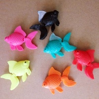 Aquarium Simulé Aménagement Paysager Décorations D'aquarium Petit Poisson En Plastique Simulé Poisson Rouge Colonne D'eau Lampe