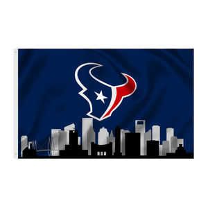 5X3ft fábrica al por mayor producir banderas personalizadas para el equipo de la NFL <span class=keywords><strong>HOUSTON</strong></span> TEXANS - Product Image 1