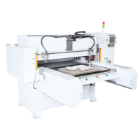 Presse de découpe hydraulique industrielle à course réglable pour découpe de précision de plastique, mousse, papier, joint, cuir, carton