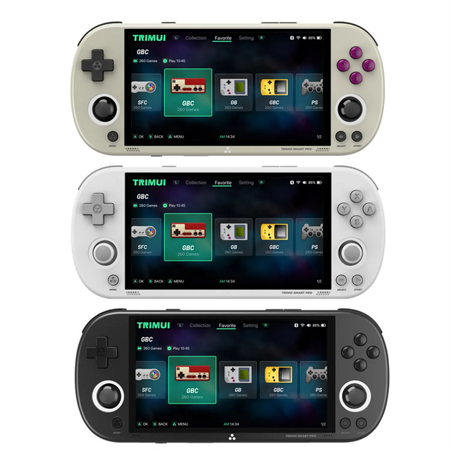 Trimui Smart Pro SMART PRO Retro Pocket Handheld Game Console Open Source System Mini Emulators Games Player TRIMUI MIYOO