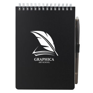 <span class=keywords><strong>Libreta</strong></span> Ejecutiva Personalizada con Logotipo, 5x7 Pulgadas, Textura de Piedra Mineral, con Juego de Bolígrafos, Ecológica, para Escritura, al por Mayor - Product Image 1